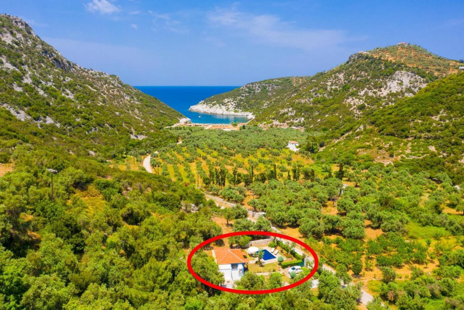 Villa Glysteri Panormos  Exteriör bild